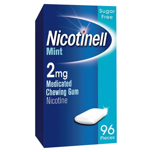 Nicotinell Mint 2mg Medicated Chewing Gum 96pcs