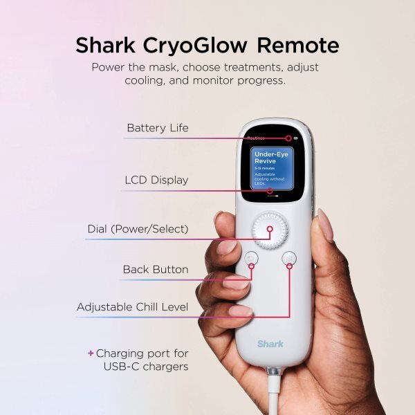 Shark Cryoglow Under-Eye Cooling LED Anti-Ageing & Blemish Repair Mask