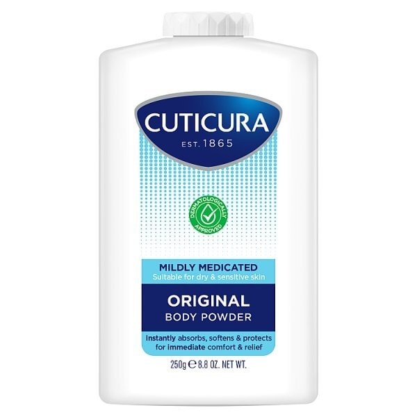 Cuticura Mildly Medicated Body Powder 250G