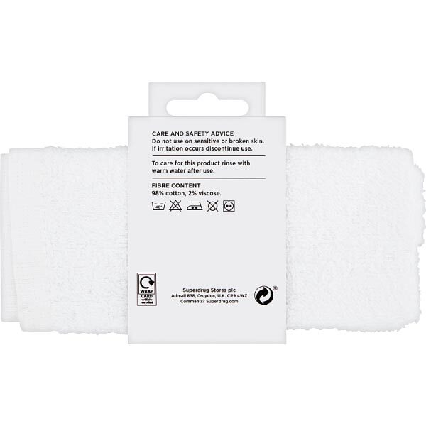 Superdrug White Flannel