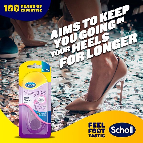 Scholl Party Feet Gel Heel Grips