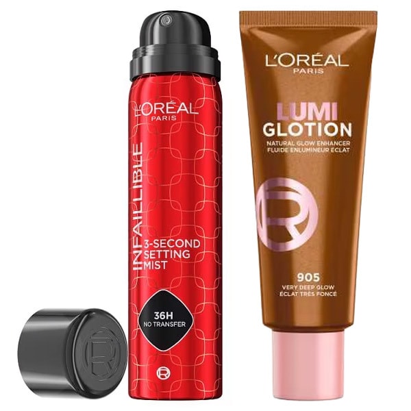 L'Oréal Paris Lumi Glotion Setting Spray Duo 905 Dark Glow