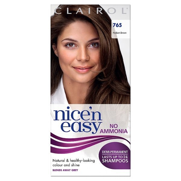 DNR Clairol Nice'n Easy No Ammonia Hair Dye, 765 Medium Brow