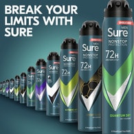 Sure Men Antiperspirant Deo Aerosol Nonstop Quantum 250ml