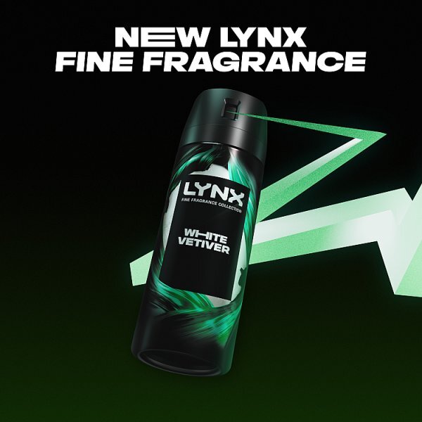 Lynx Fine Fragrance Collecion White Vetiver Body Spray 150Ml