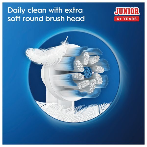 DNR Oral-B Junior Purple Electric Toothbrush Ages 6+