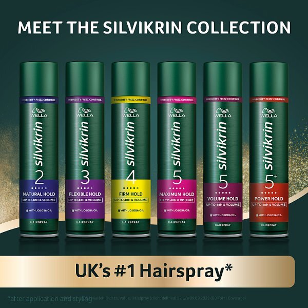 Wella Silvikrin Natural Hold Hairspray, 400 ml