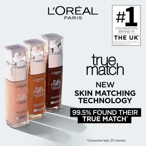 L'Oreal Paris True Match Liquid Foundation 7W Golden Amber