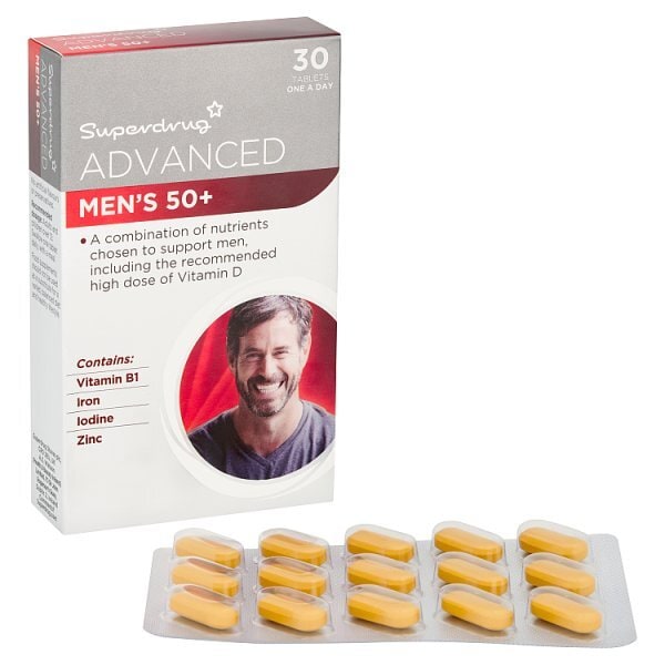 Superdrug Advanced Men 50+ 30S