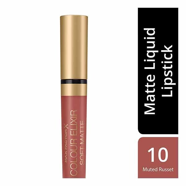 Max Factor Elixir Soft Matte Lipstick Muted Russet 10