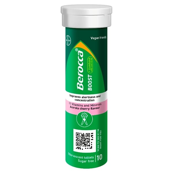Berocca Boost Acerola Cherry Flavour 10 Effervescent Tablets