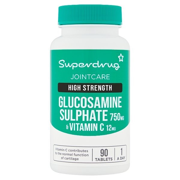 Superdrug High Strength Glucosamine 750mg With Vit C 90s