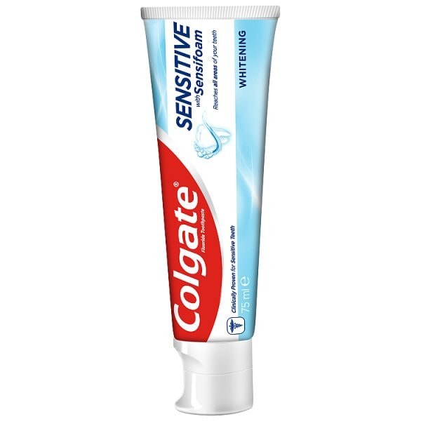 Colgate Sensitive with Sensifoam Whitening Toothpaste 75ml