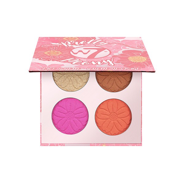 W7 Pretty Peony Face Palette 8.8g