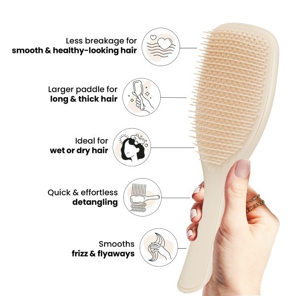 Tangle Teezer Large Ultimate Detangler Thick Curly Cappucino