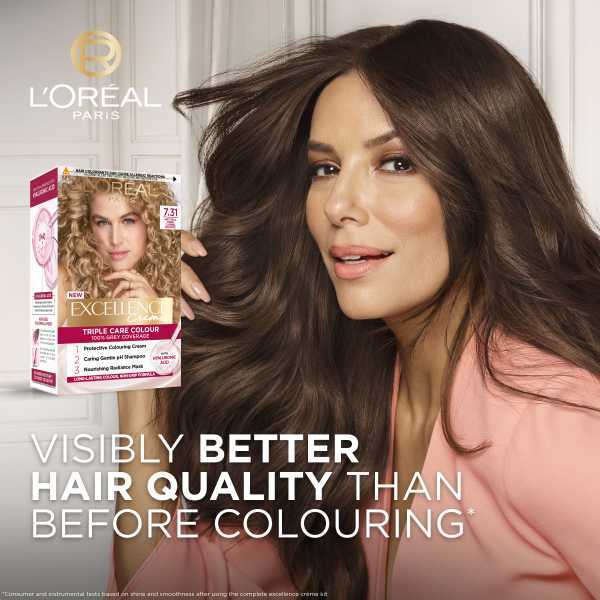 L'Oréal Excellence Crème 7.31 Natural Dark Caramel Blonde