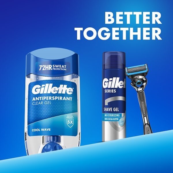 Gillette Cool Wave Clear Gel 70Ml