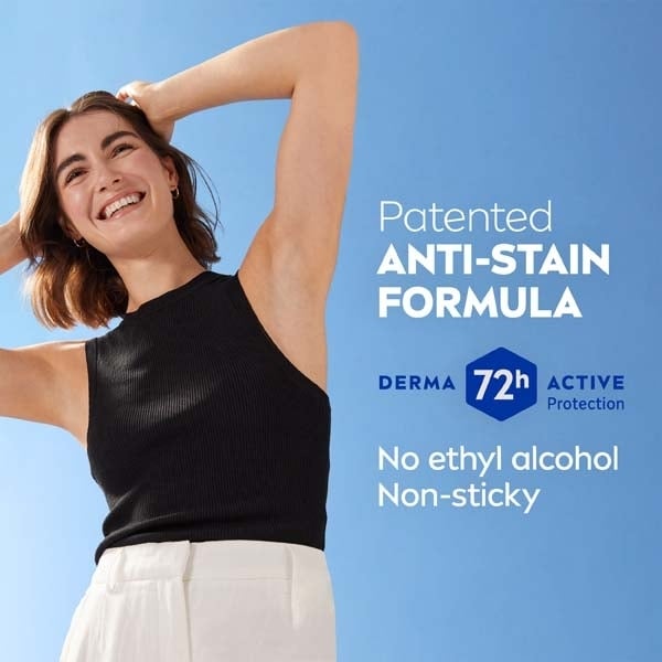 NIVEA Black & White Anti-Perspirant Deodorant Stick, 50ml