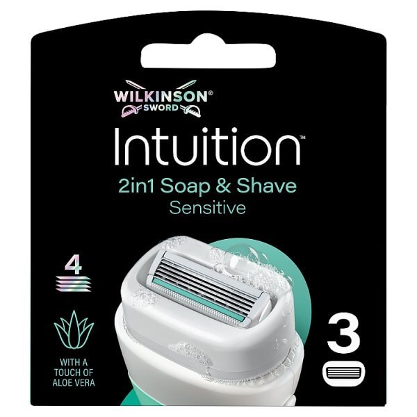 Wilkinson Sword Intuition 2in1 Sensitive Blade Refills x3