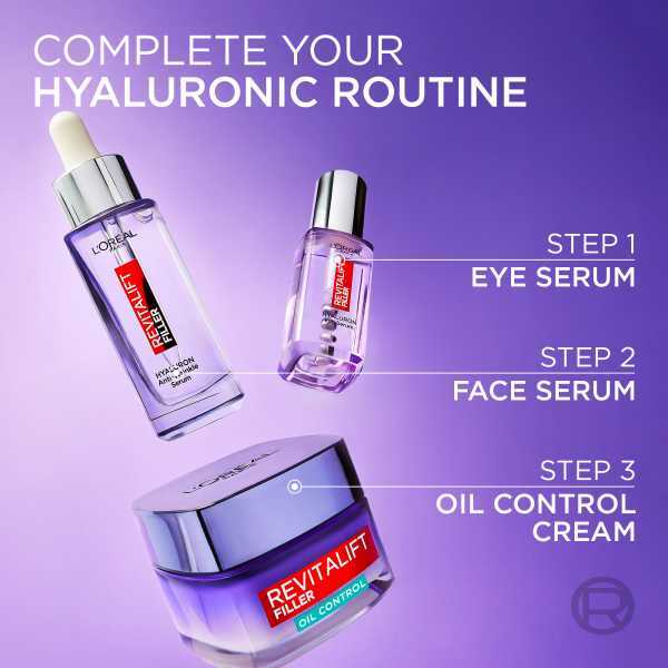 L'Oréal Paris Revitalift Filler 8H Oil Control Gel Cream
