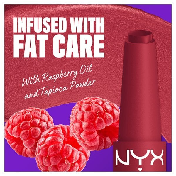 NYX Professional Makeup Fat Matte Lipstick, Plushin Plum