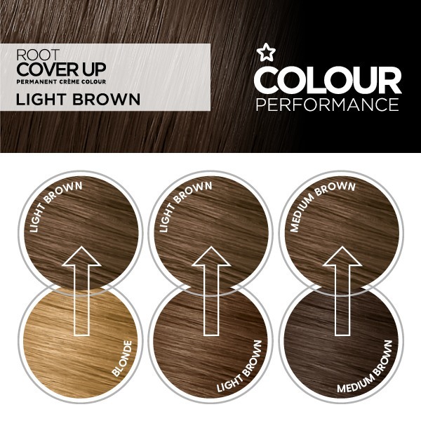 Superdrug Performance Root Cover Up Light Brown 6.0