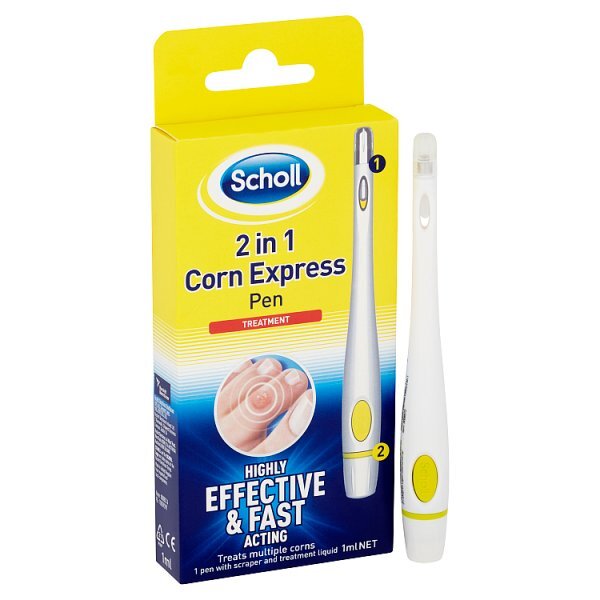 Scholl 2 in 1 Foot Corn Removal Treatment Express Pen
