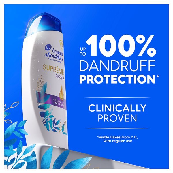 Head&Shoulders Anti Dandruff Shampoo, Repair Argan Oil 400ml