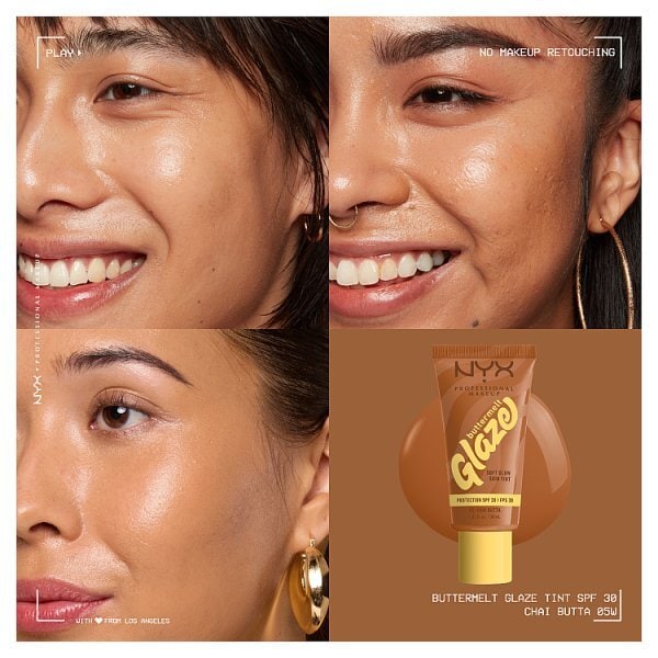 NYX Professional Makeup Buttermelt Glaze Skin Tint + SPF30 Foundation