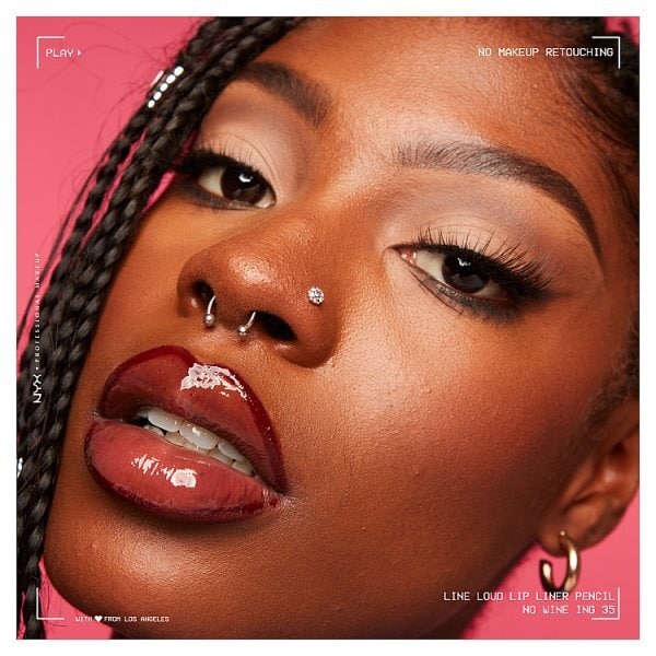 NYX Professional Makeup Line Loud Lip Liner No Wine Ing