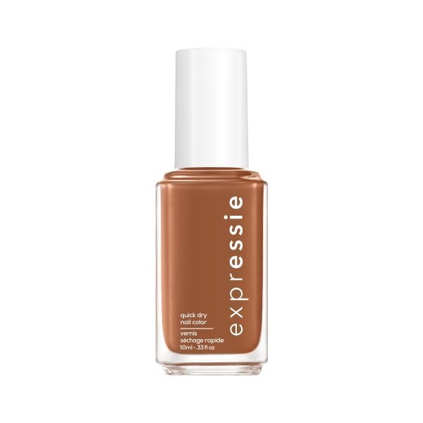 essie Expressie 70 Cold Brew Crew Brown Quickdry Nail Polish