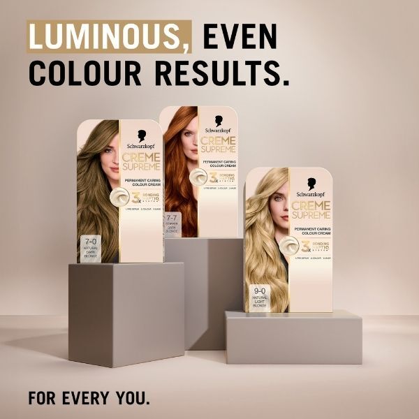 Schwarzkopf Creme Supreme 7-0 Natural Dark Blonde Hair Dye