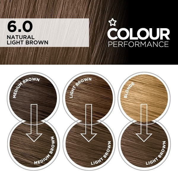Superdrug Colour Performance 6.0 Natural Light Brown