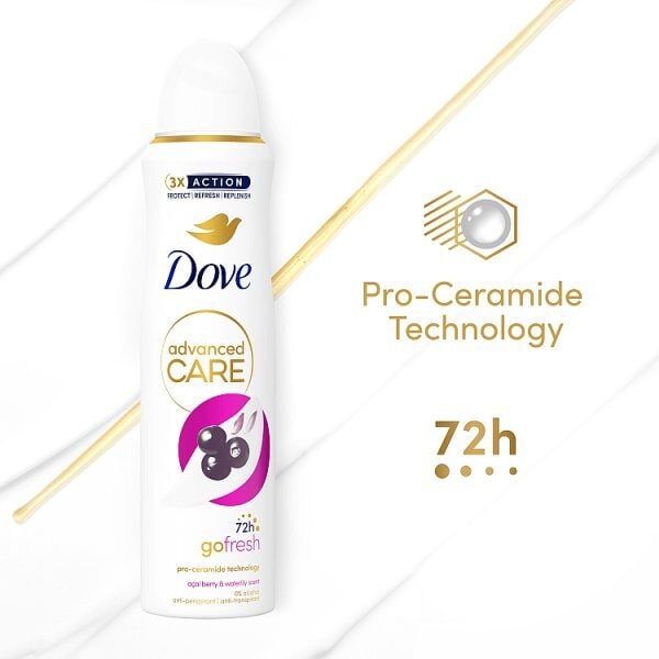 Dove Advanced Care Açaí Berry Anti-perspirant Deodorant Aerosol 150 ml