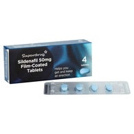 Superdrug Sildenafil 50mg Film-coated Tablet 4's