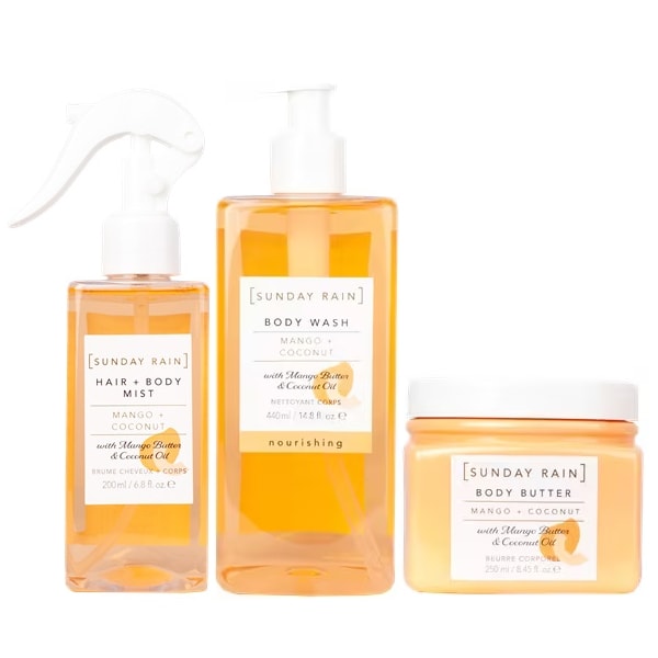 Sunday Rain Mango & Coconut Body Trio