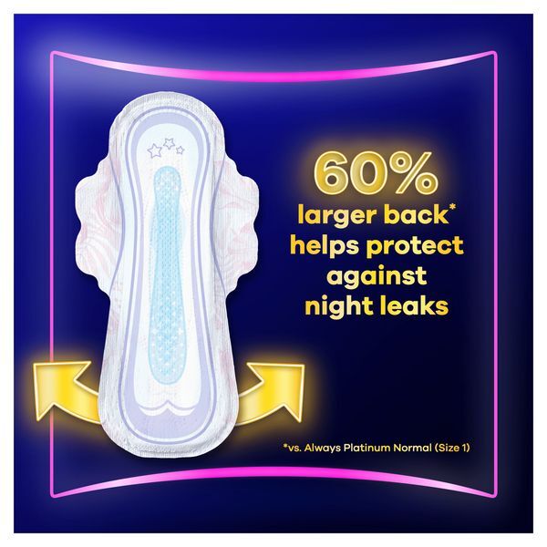 Always Platinum Secure Night (Size 4) 14 Sanitary Towels