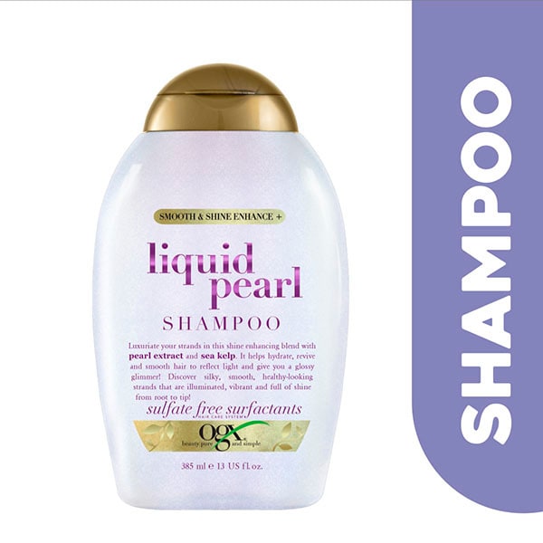 Ogx Smooth And Shine Enhance Liquid Pearl Shampoo 385Ml
