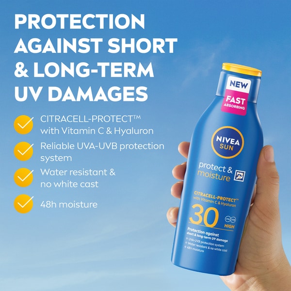 Nivea Sun Protect & Moisture Sun Cream Lotion SPF30 400ml