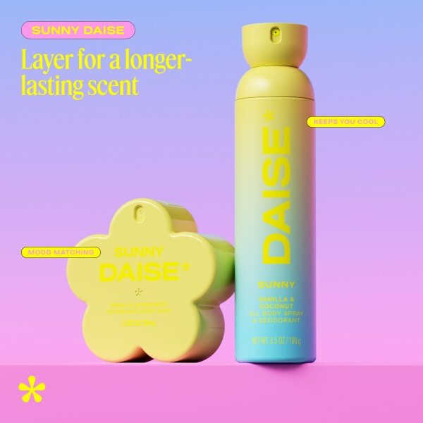 Daise All Body Spray & Deodorant Sunny 120ml