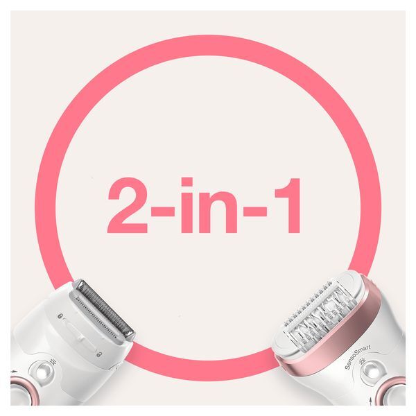 Braun Silk-épil 9 9-720 Epilator for Women,White/Rose Gold