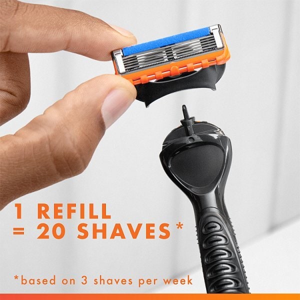 Gillette Fusion5 Men’s Razor Blade Refills, 4 Count