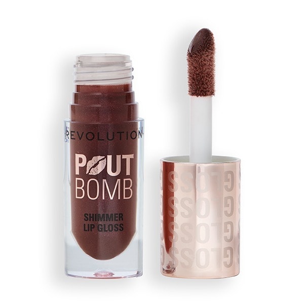 Revolution Pout Bomb Shimmer Gloss Chocolate Sparkle