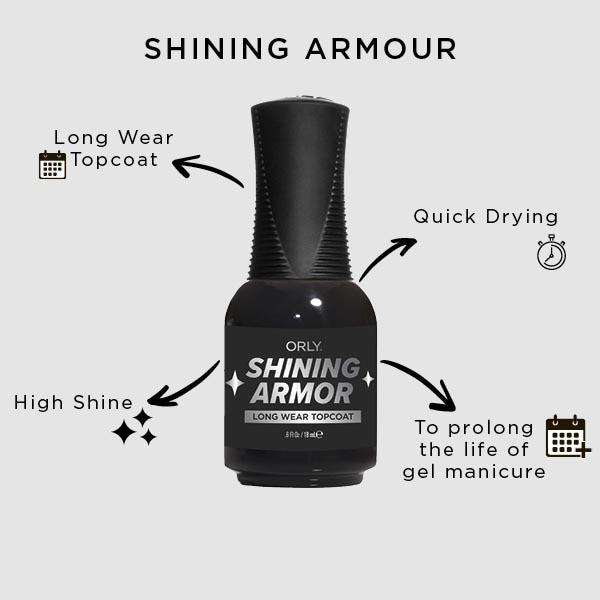 Orly Shining Armor Topcoat 18ml