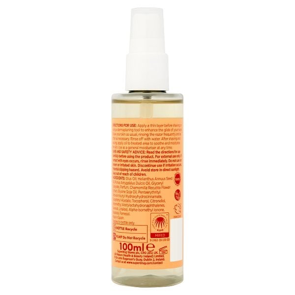 Superdrug Premium Pre Post Shave Oil 100ml