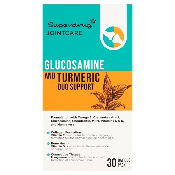 Superdrug Glucosamine & Turmeric Duo Support (30 Days)