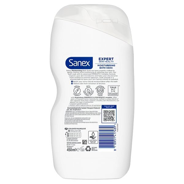 Sanex Expert Skin Health Moisturising Bath Soak 450ml