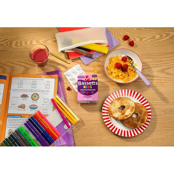 Bassetts Kids Multivitamins 7-11 Raspberry 30S
