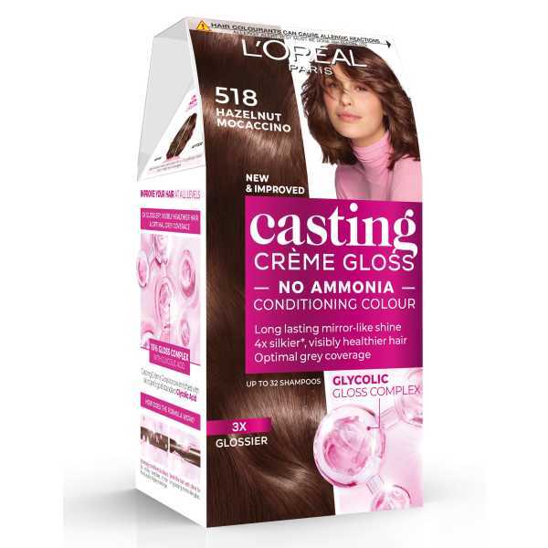 L'Oral Casting Crme Gloss 518 Hazelnut Mocaccino