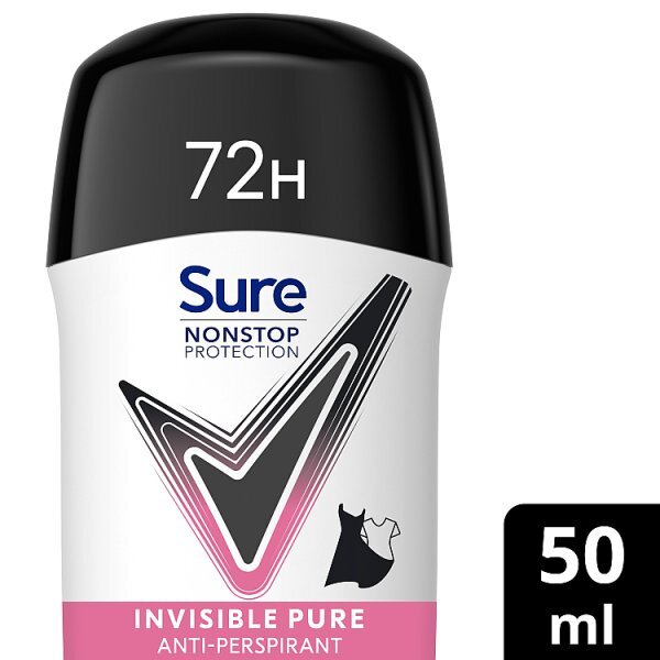 Sure Nonstop Protection Invisible Pure Anti-Perspirant Cream 50 ml